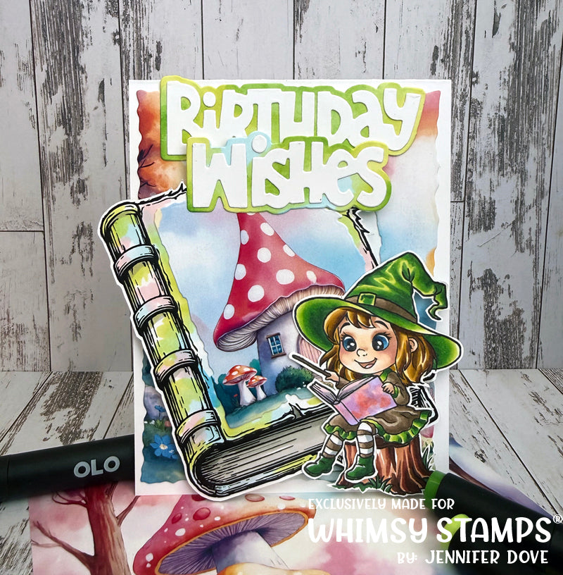 Spell Book Clear Stamps