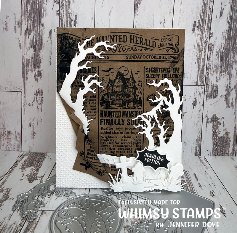 Haunted Herald Clear Stamps