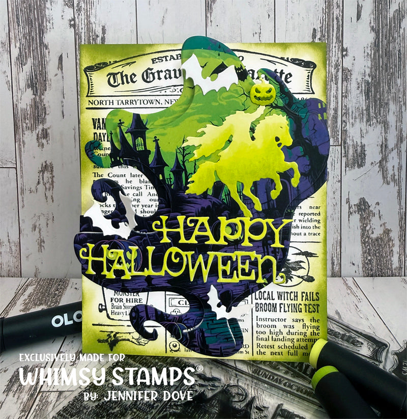 Haunted Herald Clear Stamps