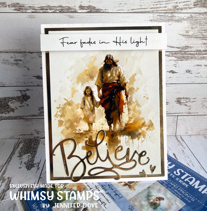 *NEW Quick Card Fronts - His Grace - Whimsy Stamps