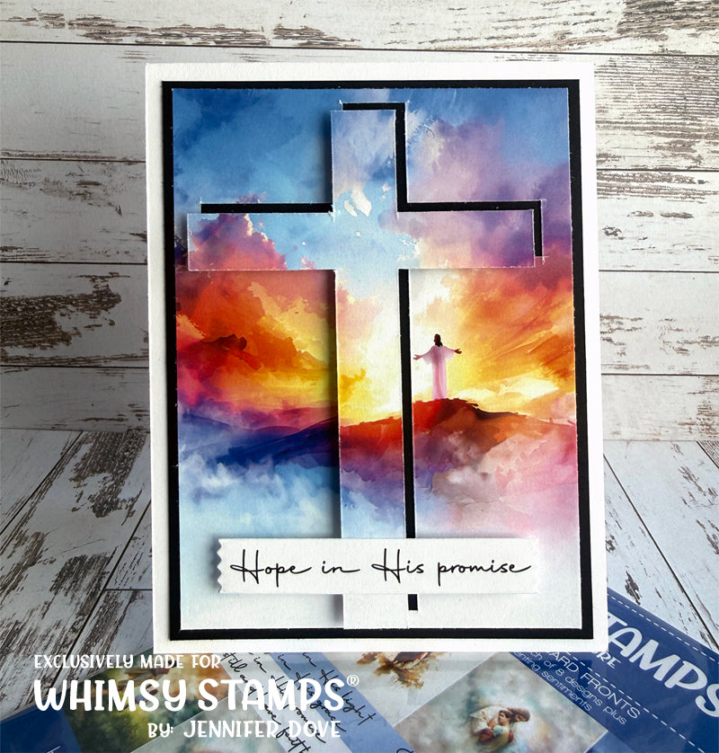 *NEW Quick Card Fronts - His Grace - Whimsy Stamps
