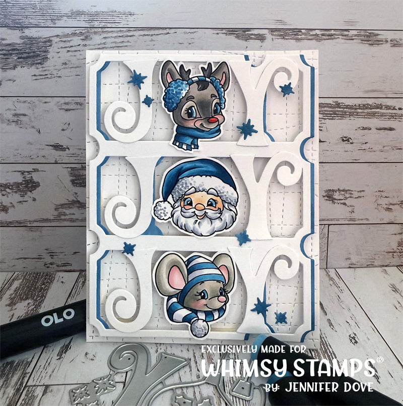 *NEW Christmas Portraits Clear Stamps - Whimsy Stamps