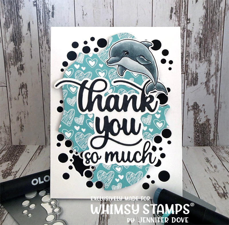 Ocean Friends Clear Stamps - Whimsy Stamps