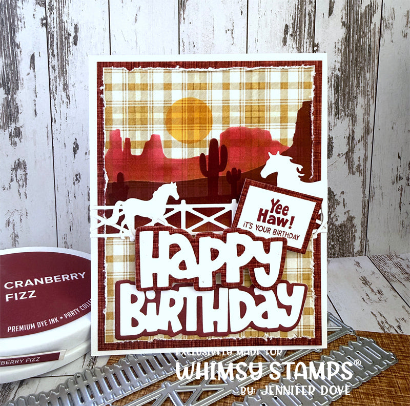 Rail and Fences Die Set - Whimsy Stamps