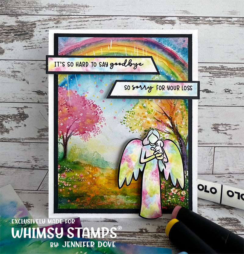 **NEW Rainbow Angel Clear Stamps