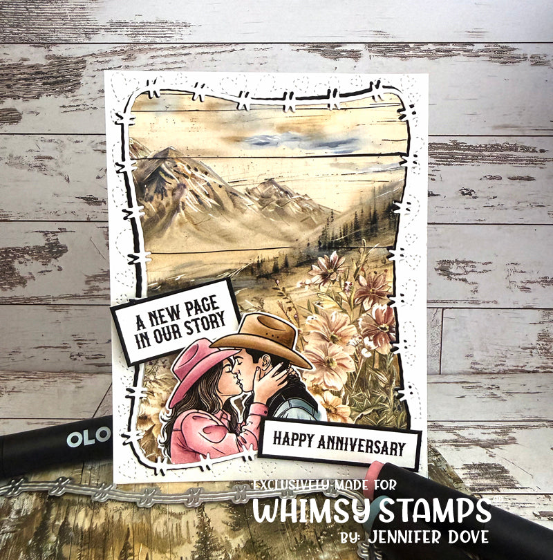 *NEW Cowboy Obsession Clear Stamps - Whimsy Stamps