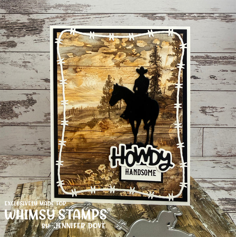 *NEW Range Riders Die Set - Whimsy Stamps