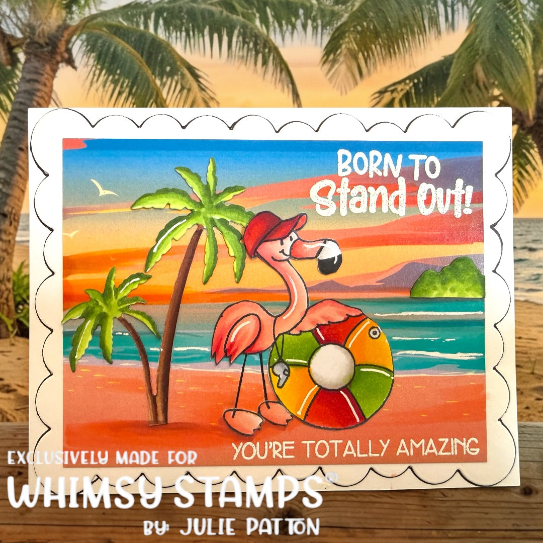 FaDoodles Frames Scalloped Rectangles Die Set - Whimsy Stamps