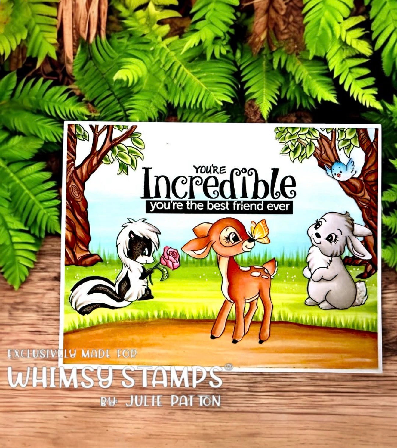 Woodland Critters Clear Stamps - Whimsy Stamps