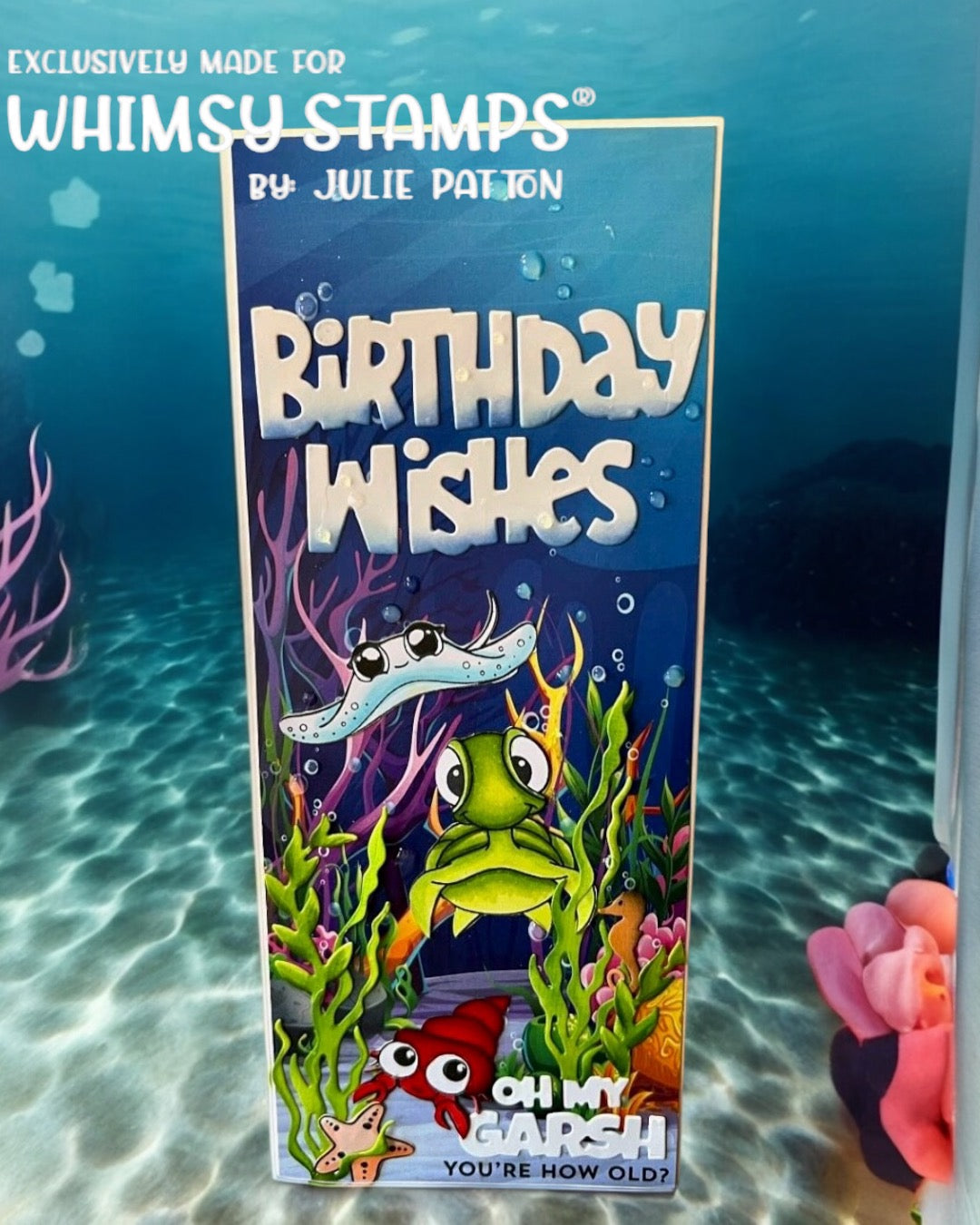 Slimline Paper Pack - Under the Sea - Whimsy Stamps