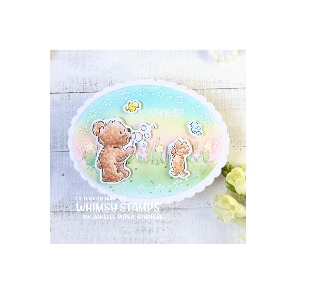 Bear Bubbles Clear Stamps