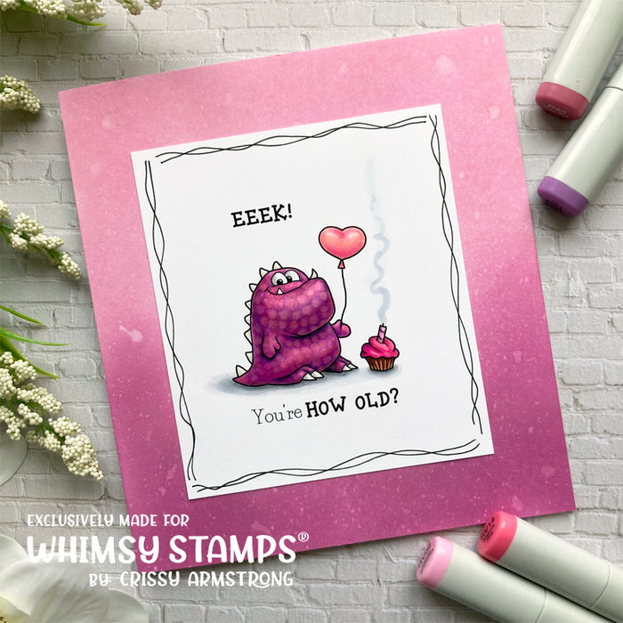 *NEW Monster Daze Clear Stamps - Whimsy Stamps