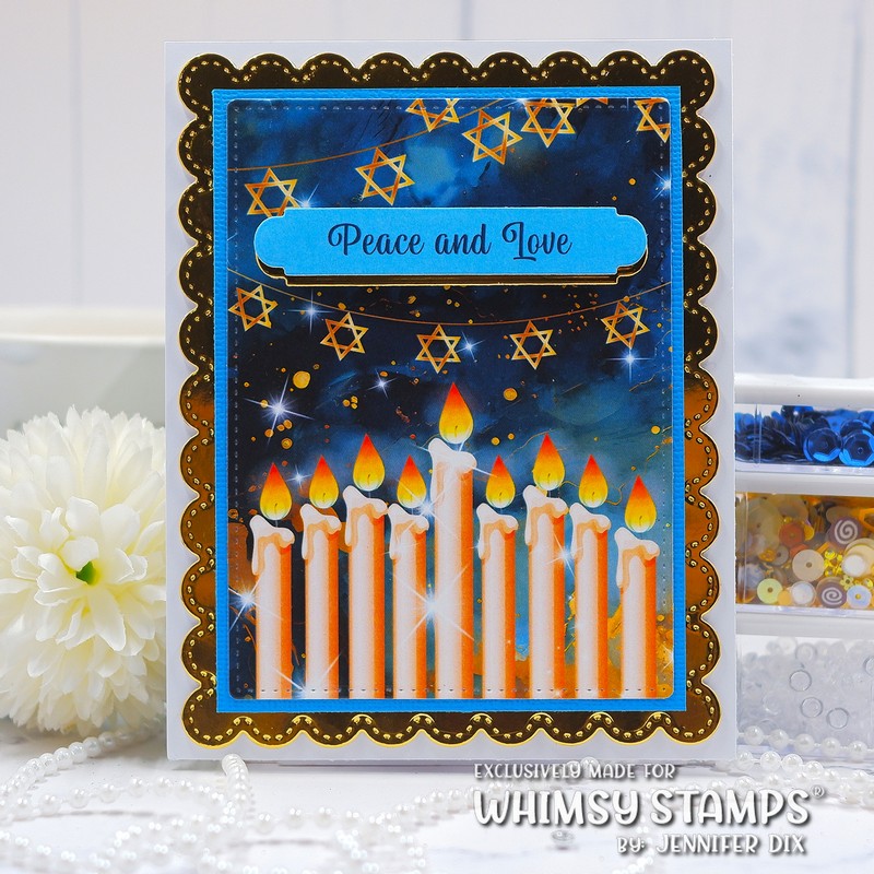 *NEW Quick Card Fronts - Hanukkah - Whimsy Stamps