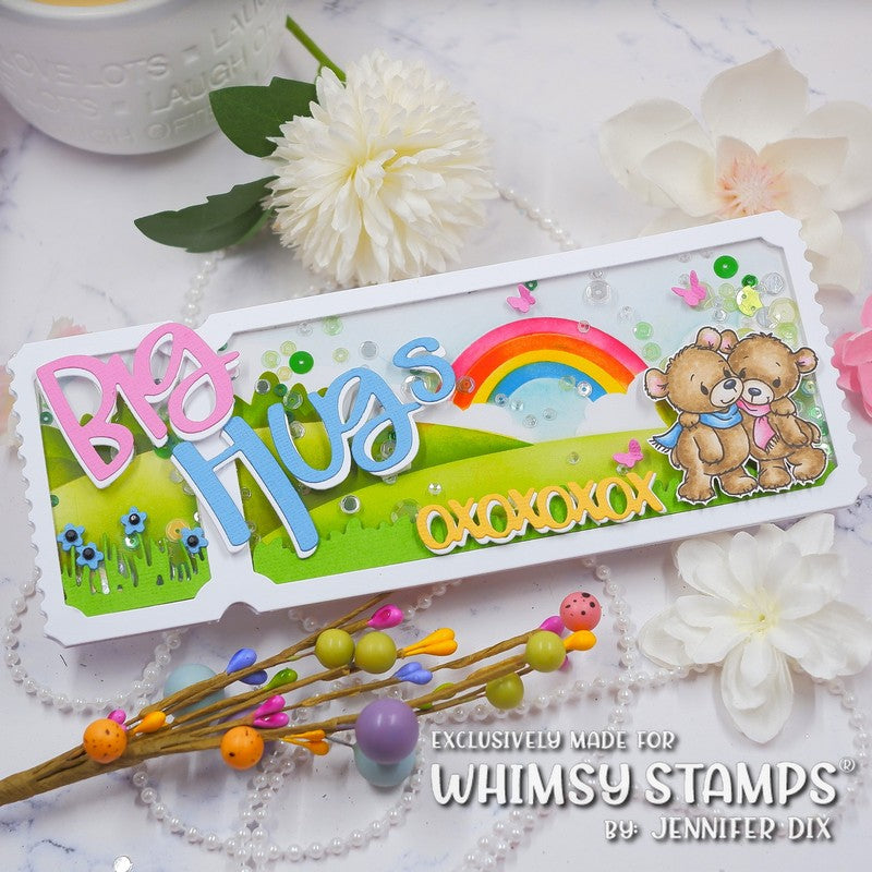 *NEW Terrific Slim Tickets Windows Die Set - Whimsy Stamps