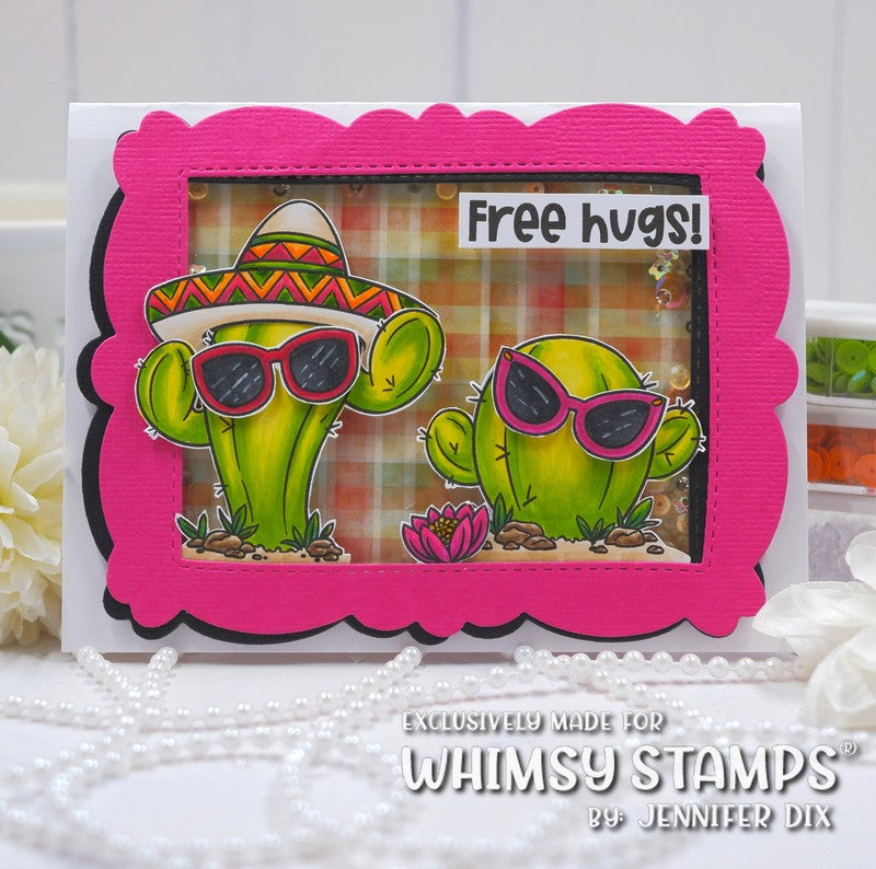 Cactus Cuties Clear Stamps - Whimsy Stamps