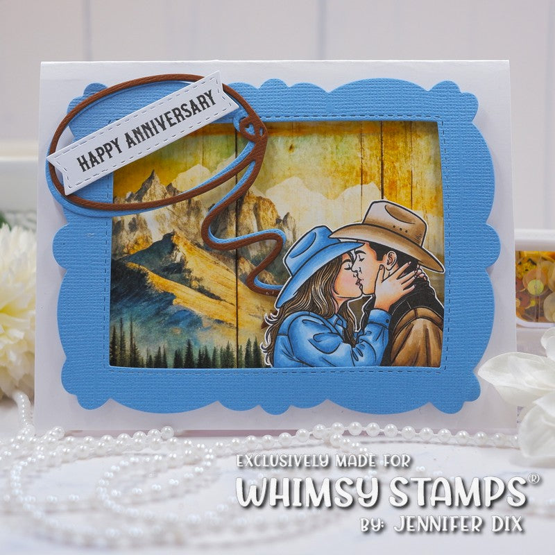 Cowboy Obsession Clear Stamps - Whimsy Stamps