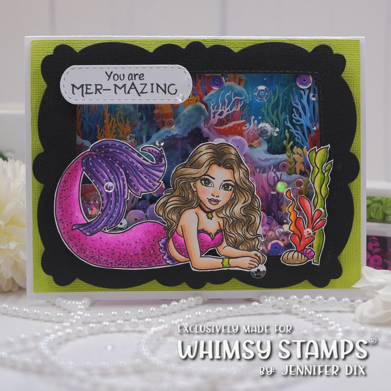 Mermaid Meditations Clear Stamps - Whimsy Stamps