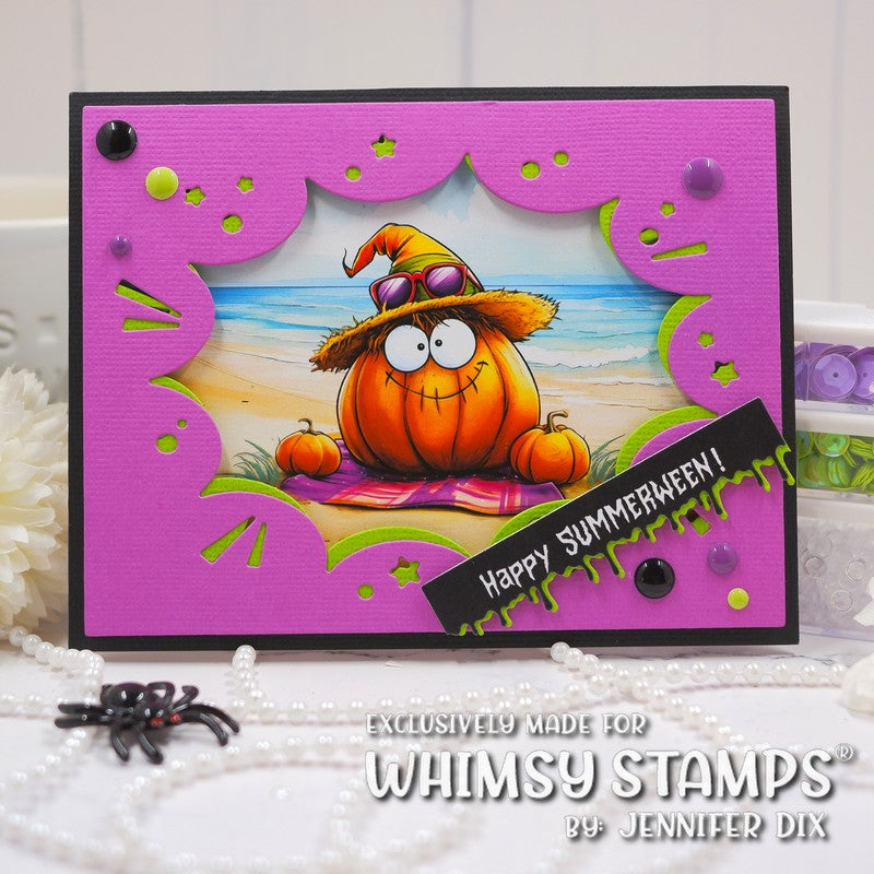 Quick Card Fronts - Summerween - Whimsy Stamps