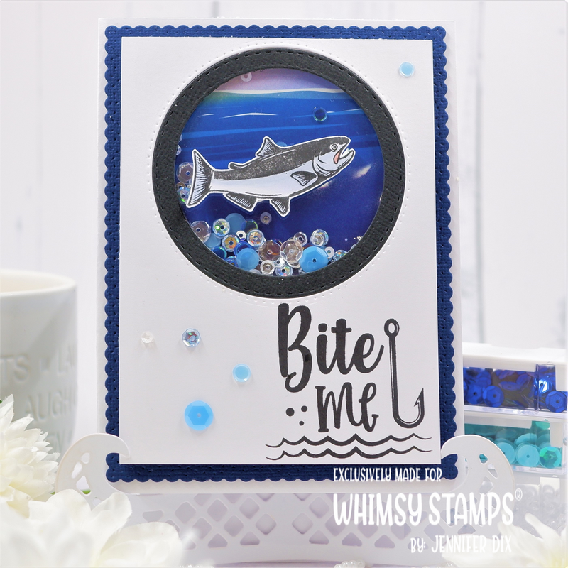 **NEW Bite Me Clear Stamps - Whimsy Stamps