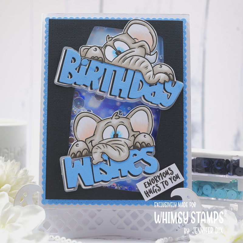 Elephantastic Clear Stamps - Whimsy Stamps