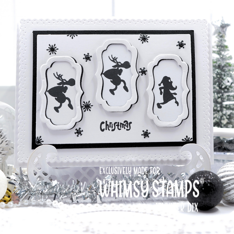 *NEW Frame Labels Die Set - Whimsy Stamps