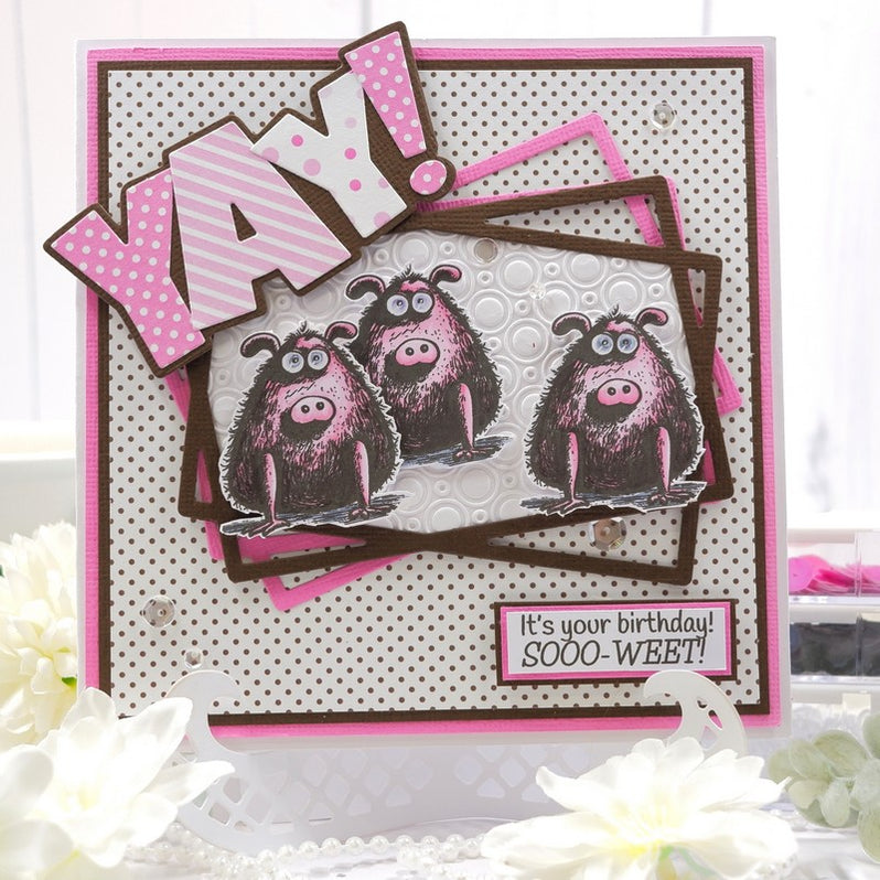 Connected Rectangle Frame Die– Whimsy Stamps