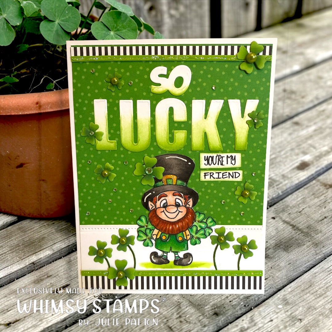 Lucky Leprechauns Clear Stamps - Whimsy Stamps