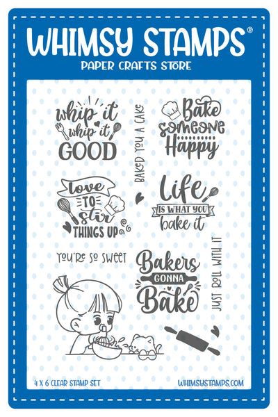 **NEW Just Roll with It Clear Stamps - Whimsy Stamps
