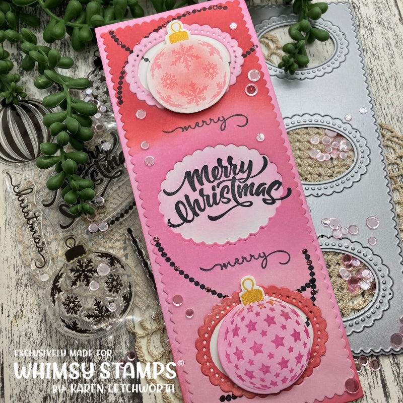 Elegant Ornaments Clear Stamps - Whimsy Stamps