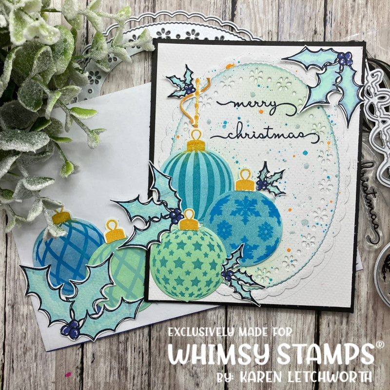 Elegant Ornaments Clear Stamps - Whimsy Stamps