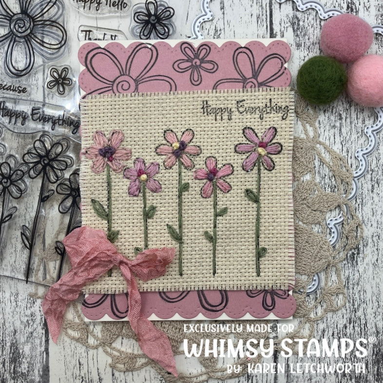 FaDoodle Blooms Clear Stamps