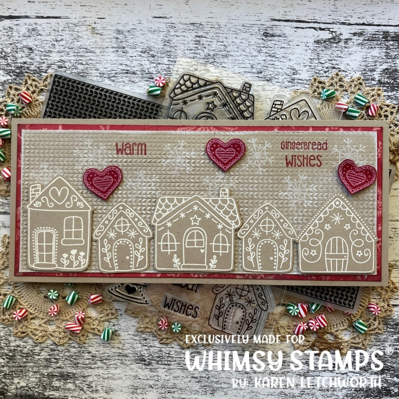 Gingerbread Greetings Clear Stamps