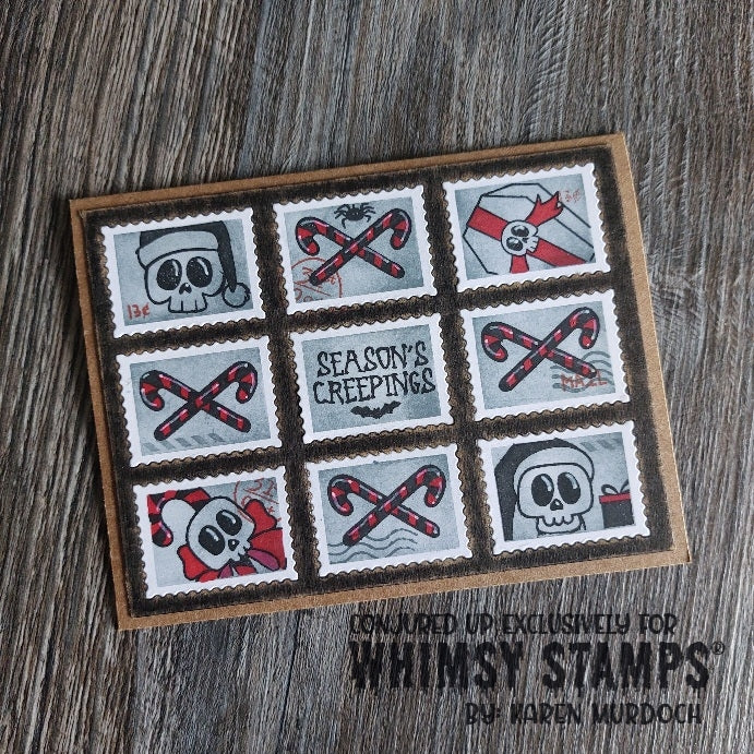 Season's Creepings Clear Stamps - Whimsy Stamps