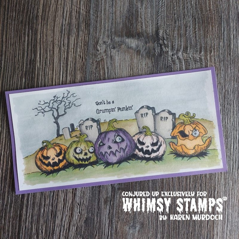 Halloween Scream Clear Stamps - Whimsy Stamps