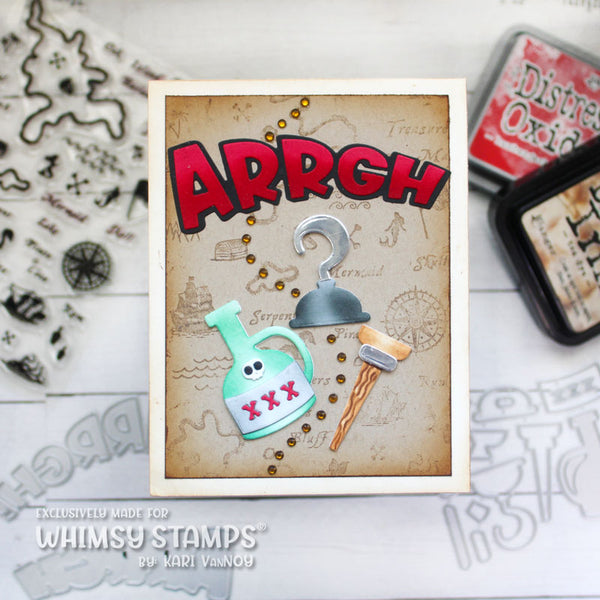 **NEW Treasure Map Clear Stamps - Whimsy Stamps
