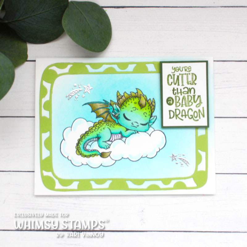 *NEW Dragon Baby Clear Stamps - Whimsy Stamps