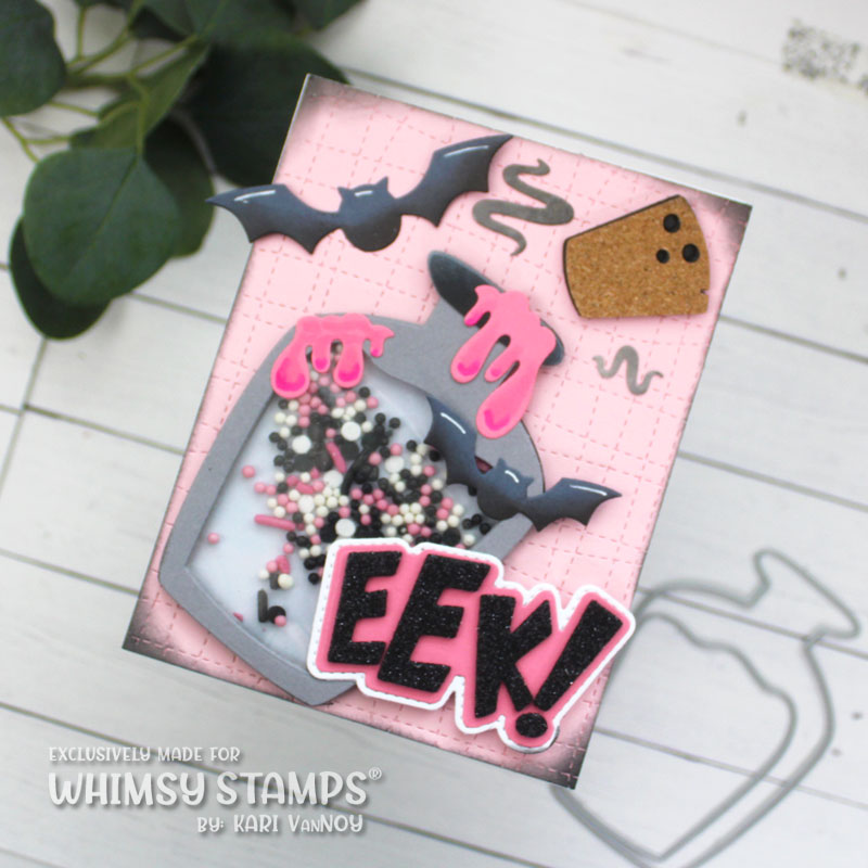 Tweed Cover Plate Die - Whimsy Stamps