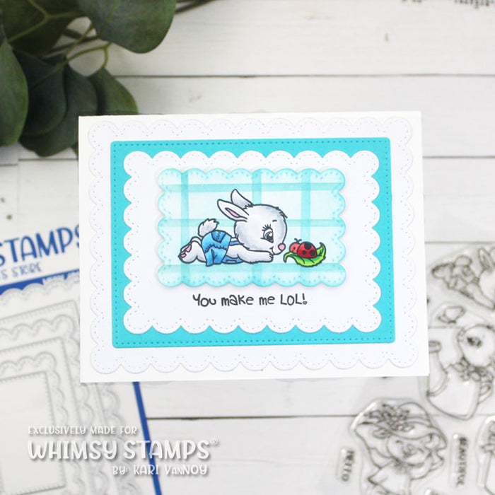 **NEW Bunnies in the Garden - NoFuss Masks - Whimsy Stamps