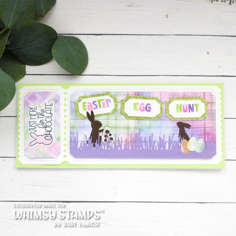 *NEW Bunny Silhouettes Die Set - Whimsy Stamps