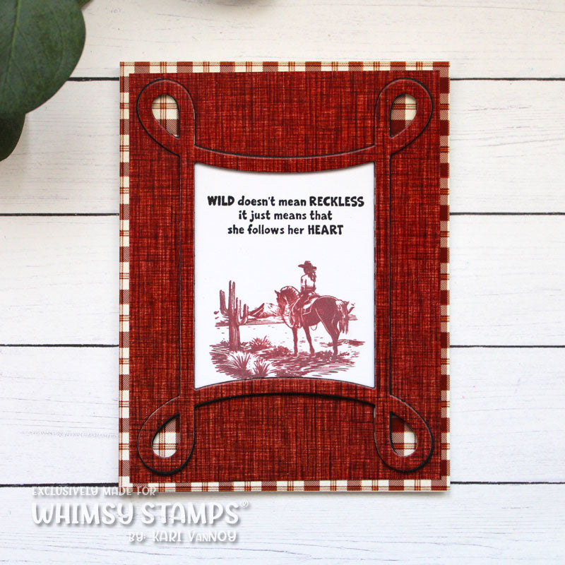 Cowgirl Life Clear Stamps - Whimsy Stamps