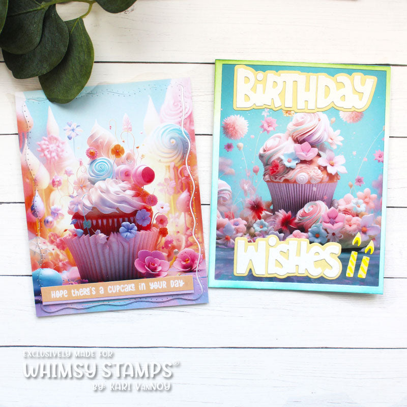 **NEW Quick Card Fronts - Creative Cupcakes - Whimsy Stamps