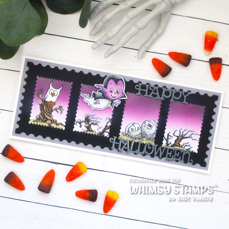 Ghost Party Clear Stamps - Whimsy Stamps