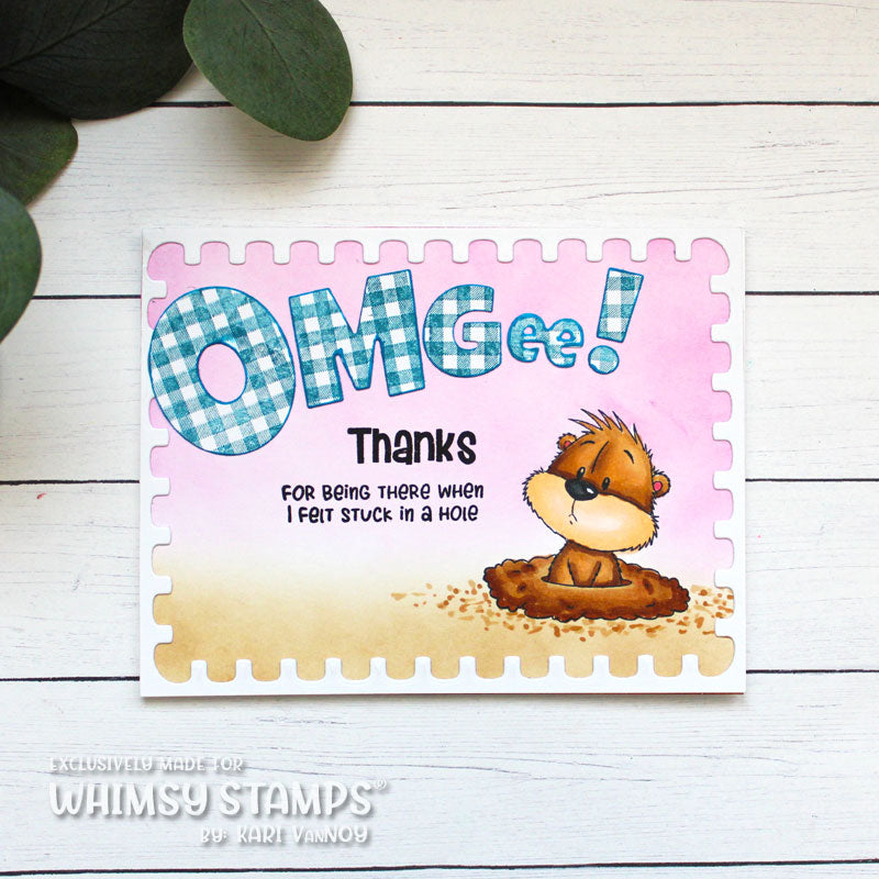 Gopher It! Clear Stamps - Whimsy Stamps