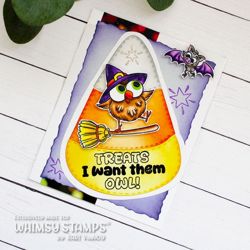 h-OWL-oween Clear Stamps
