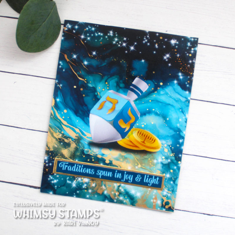 *NEW Quick Card Fronts - Hanukkah - Whimsy Stamps