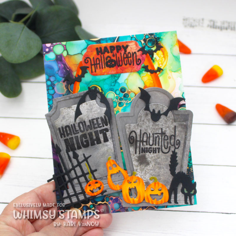 *NEW 6x6 Paper Pack - Halloween Inks - Whimsy Stamps