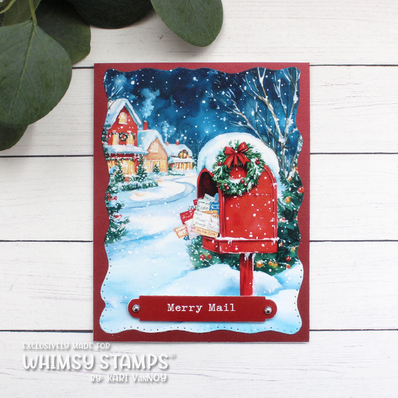 *NEW Quick Card Fronts - Merry Mail - Whimsy Stamps