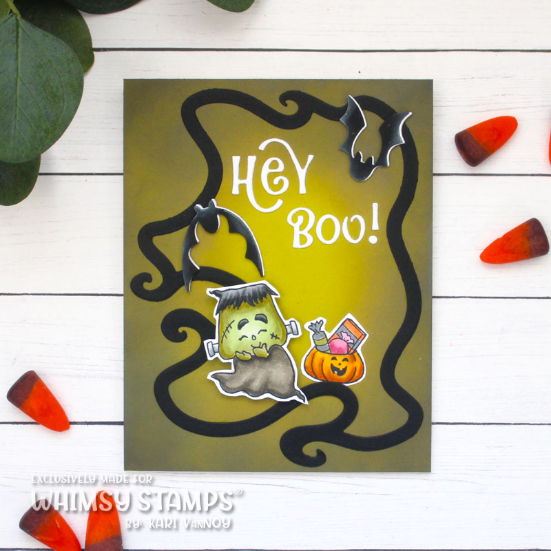 Ghost Party Clear Stamps - Whimsy Stamps