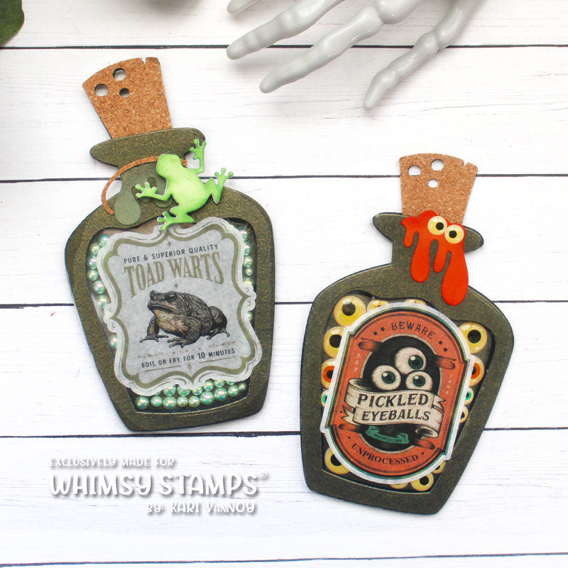 *NEW Potion Bottle Die Set - Whimsy Stamps