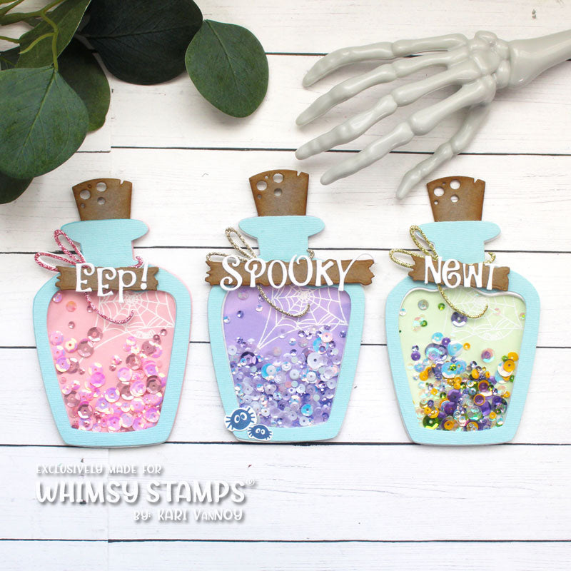 *NEW Potion Bottle Die Set - Whimsy Stamps